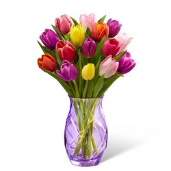 The Spring Tulip Bouquet by Better Homes and Gardens from Clifford's where roses are our specialty